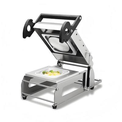 Electrically Heated Manual Tray Sealing Machine FR190YE with Adjustable Temperature For Food Meat Tray Sealer