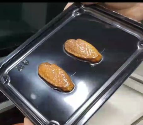 Plastic Tray Vacuum Skin Sealing Machine CH-DQ230VST with Food Grade Stainless Steel and 6061 Anodized Aluminum Mold for Fast Food Packaging