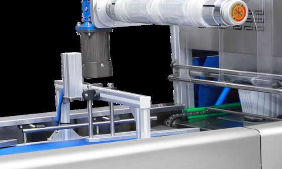 Full-Automatic Continuous Vacuum Skin Airflow Displacement Chain Plastic Tray Sealer DQ630AT-VS High Quality Tray Sealer Machine