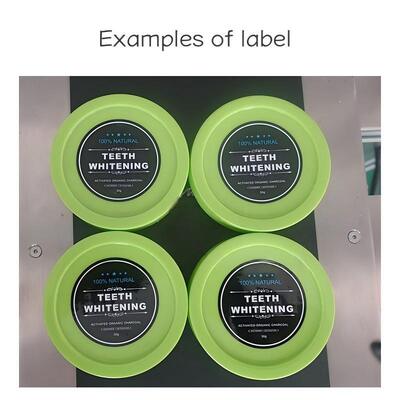 Fully automatic flat labeling machine CH-601-1 for carton labeling, egg carton plastic card labeling