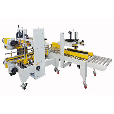 Automatic Electric H-Type Four-Corner Carton Sealing Machine with H-Tape for Food Packaging High Productivity