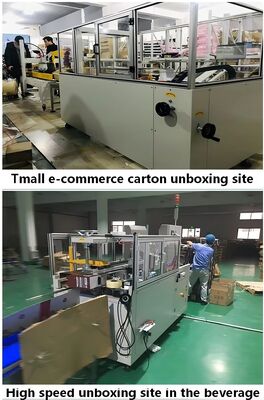 Automatic Small E-commerce High-speed Carton Unboxing Machine Box Forming Cartoning Erector