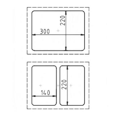 Stainless Steel Sealer Packing Machine FR370E Packaging Machine Food Manual Package Plastic Material Tray Sealing Machine