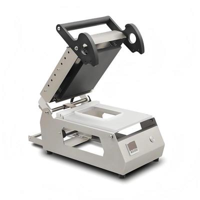 Компактный дизайн, электрический запайщик лотков из нержавеющей стали 304, ручной, DQ-1, для упаковки продуктов и мяса в пластиковые контейнеры