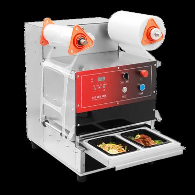 Полностью автоматический уплотнитель тарелки с продуктами питания DF300TA с нержавеющей сталью 304 пищевого класса и анодированной алюминиевой плесенью 6061