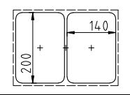 Plastic Tray Vacuum Skin Sealing Machine CH-DQ230VST with Food Grade Stainless Steel and 6061 Anodized Aluminum Mold for Fast Food Packaging