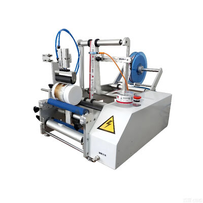 Полуавтоматическая машина для этикетирования круглых бутылок CH-311 для пива и вина, машина для этикетирования круглых стеклянных и пластиковых бутылок